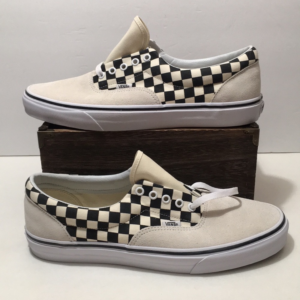 Vans Era Primary Check Mens Laced Shoes Size 12